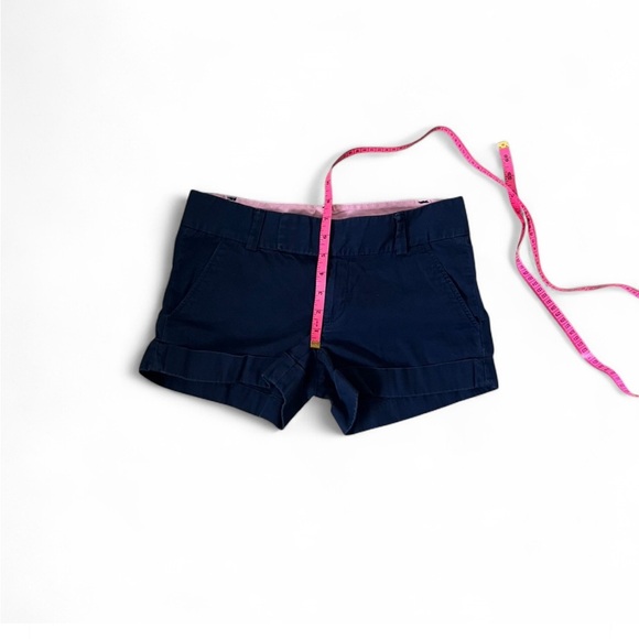 Lilly Pulitzer Barclay Shorts, size 00. Navy Blue. - Picture 6 of 14